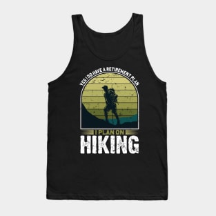 I Plan on Hiking Tank Top